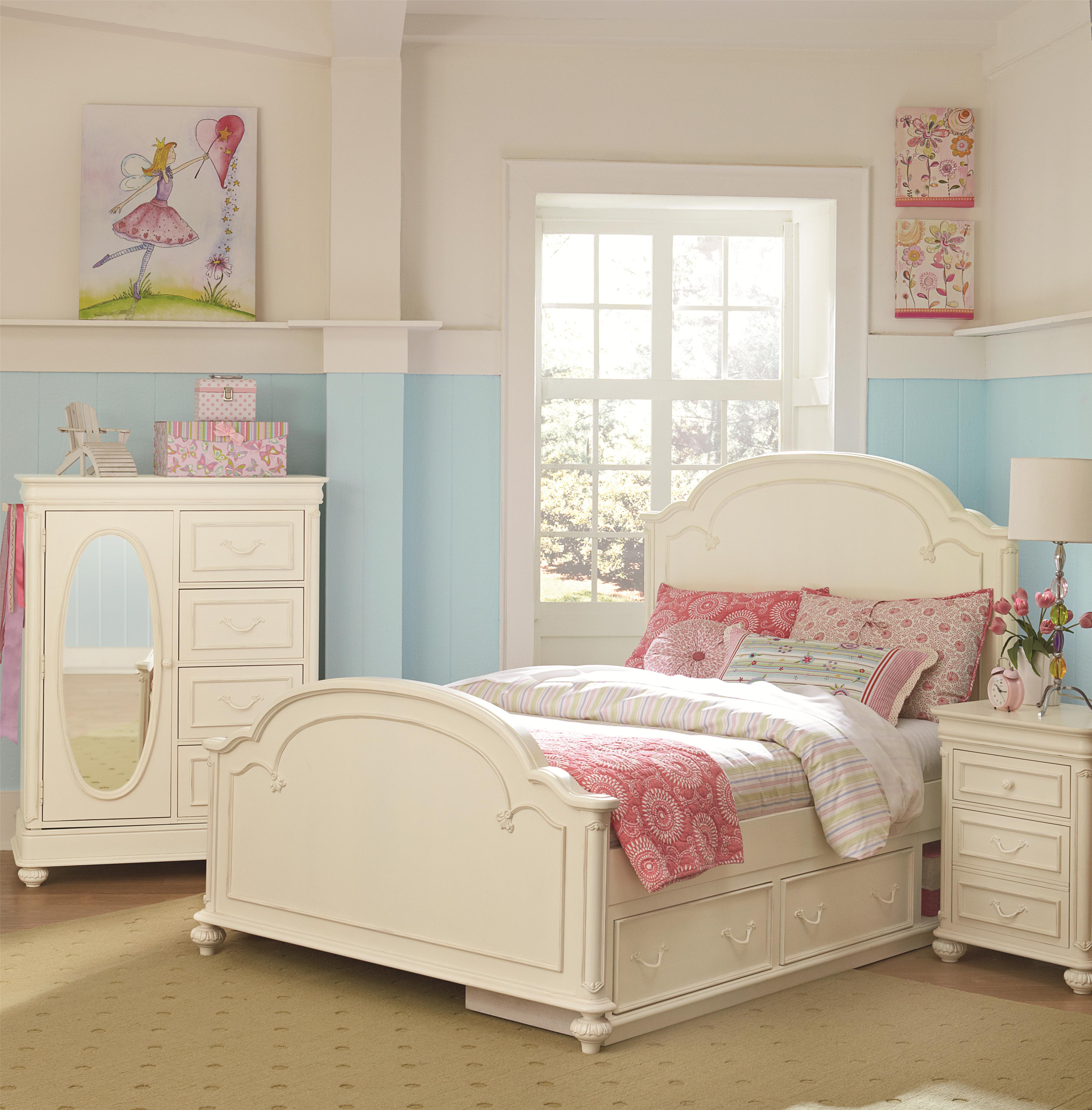 Legacy Classic Kids Charlotte Full Arched Panel Bed Belfort Furniture
